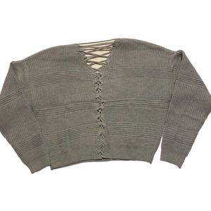 Numero Gray Knit Sweater